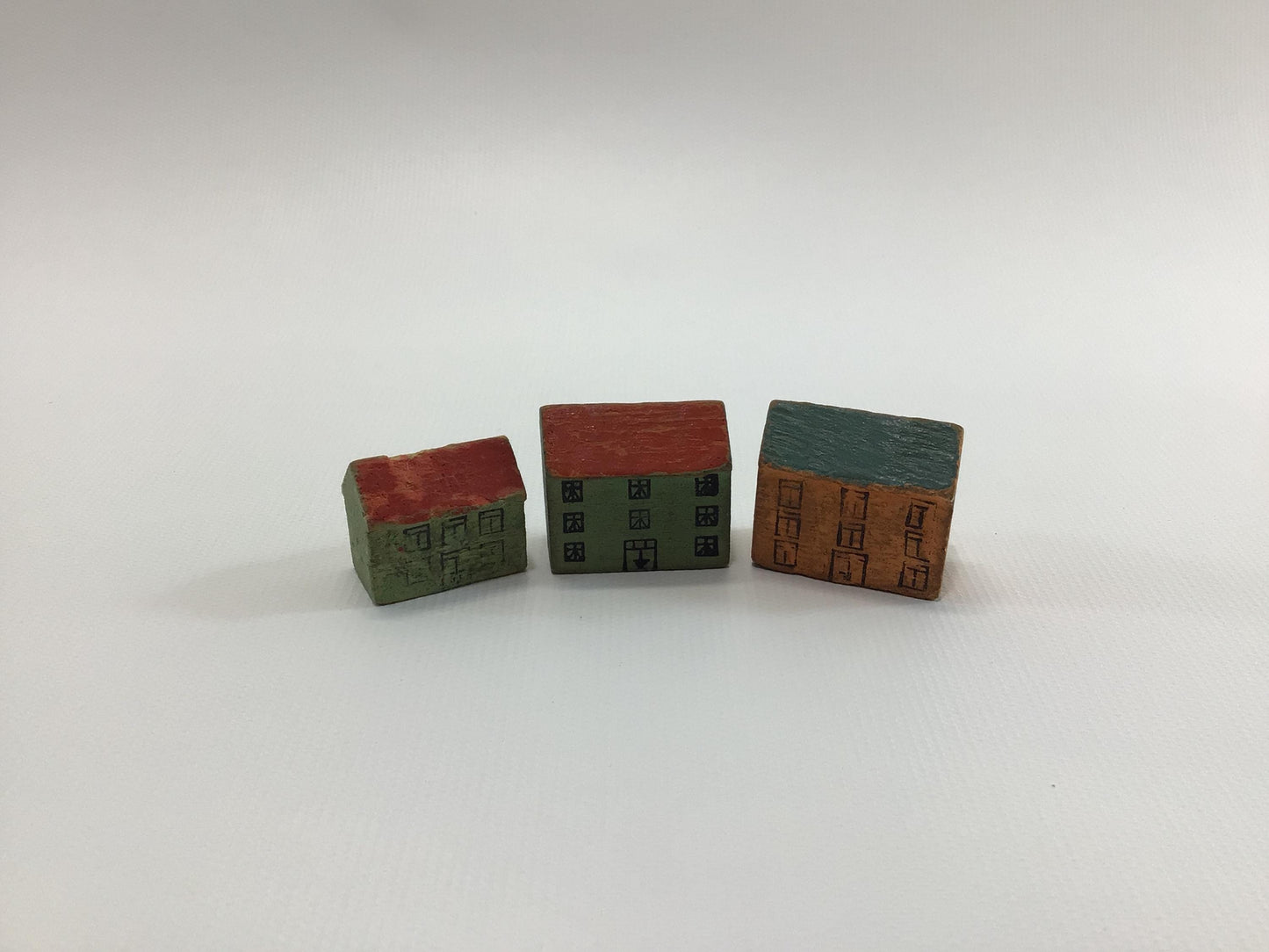 Antique Wooden Dollhouse Miniature Houses Shadow Box Diorama Art Craft Accessories Made in Germany