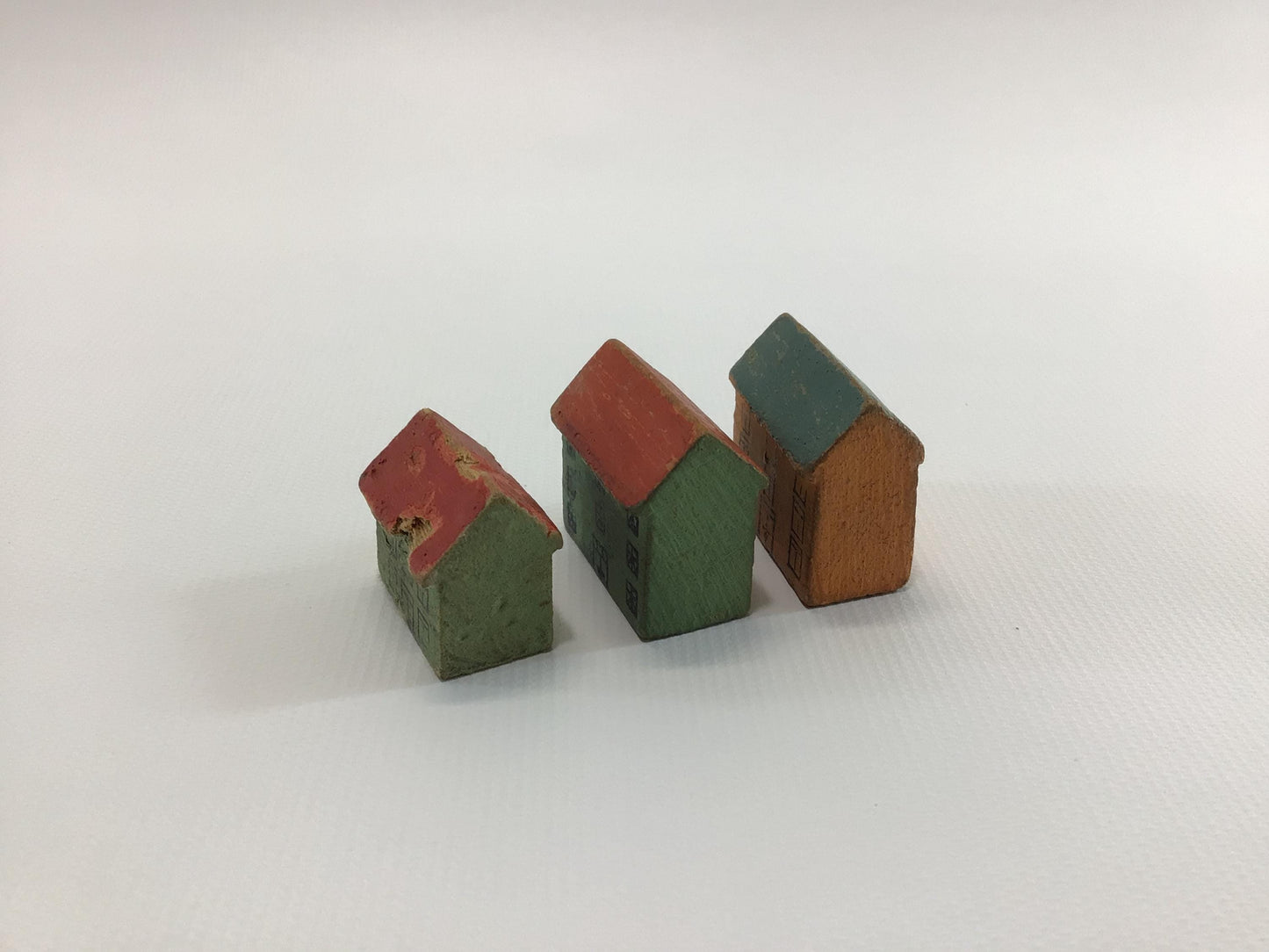 Antique Wooden Dollhouse Miniature Houses Shadow Box Diorama Art Craft Accessories Made in Germany
