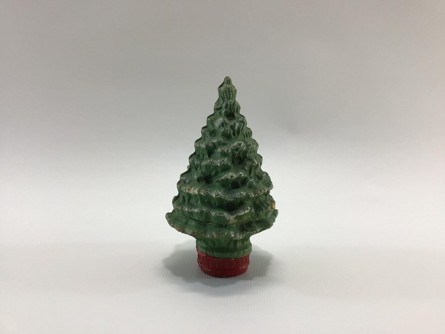 Antique 5" Paper Mache Christmas Tree 1930s Holiday Decoration