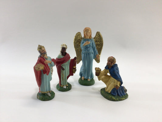 Vintage Chalkware Nativity Set Figurine Made in Italy Christmas Holiday Decor Replacement Piece - CHOOSE ONE