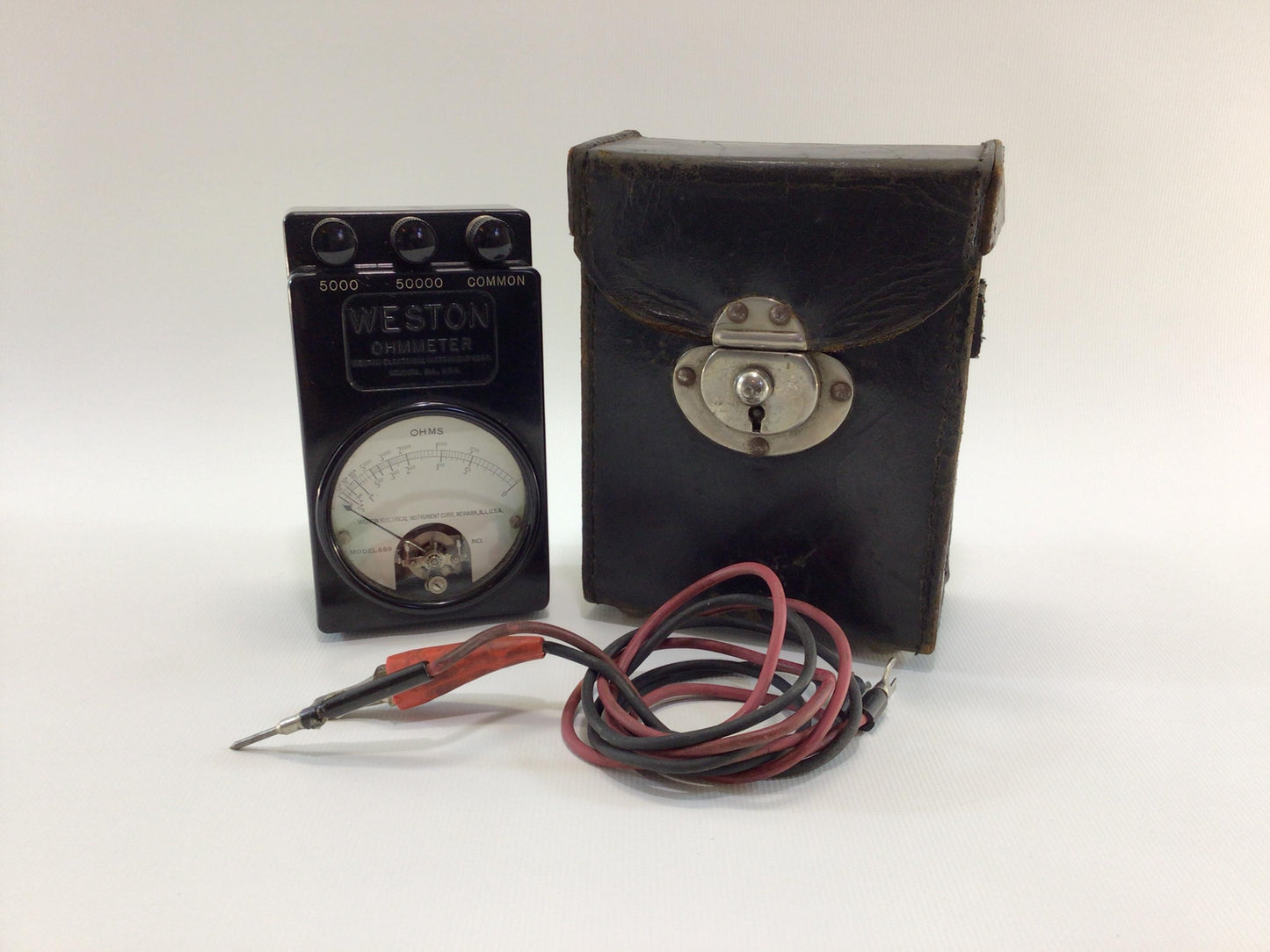 Weston Ohmmeter Vintage Bakelite Body Steampunk Electrical Tester Gadget - Not Working