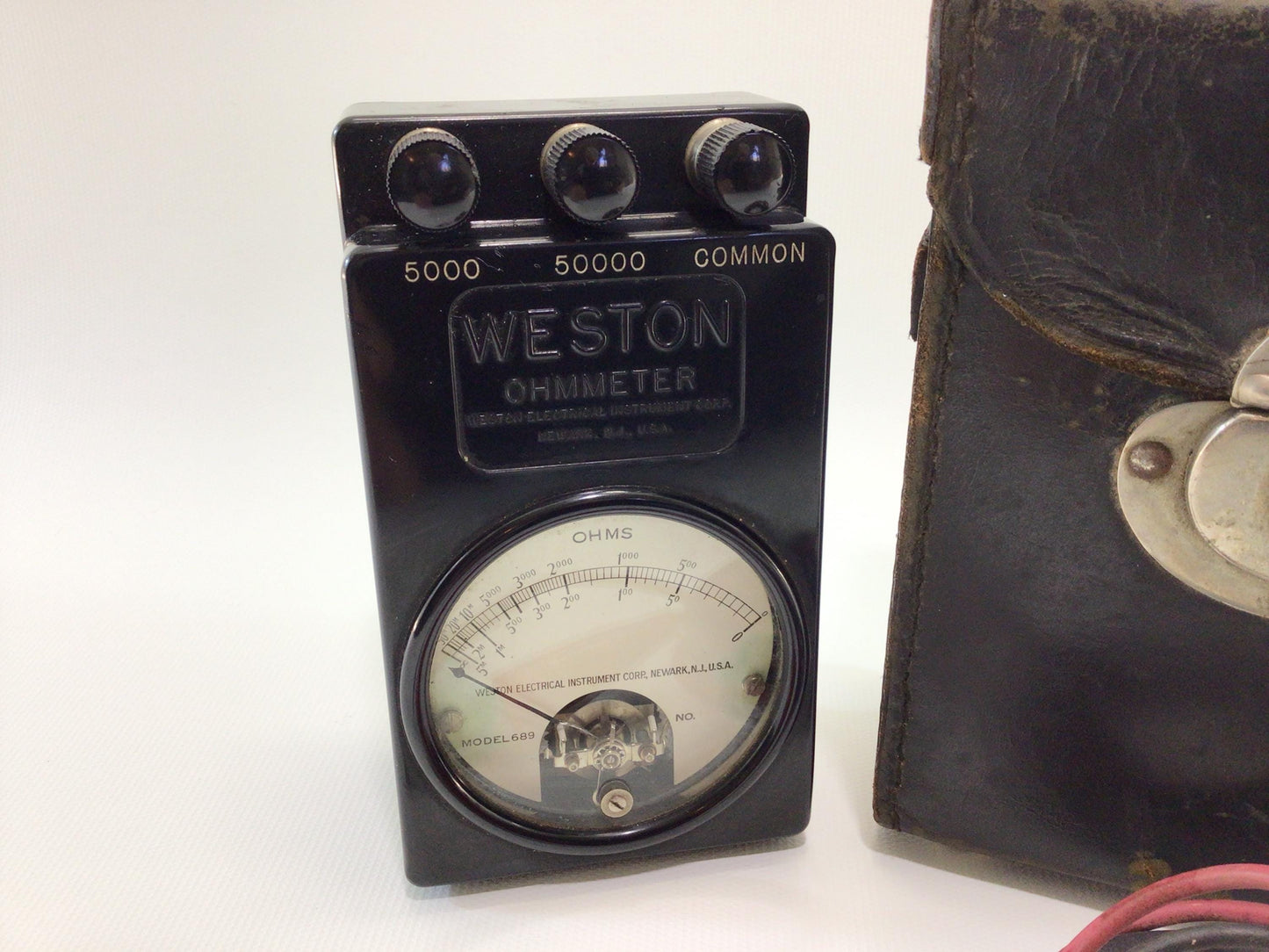Weston Ohmmeter Vintage Bakelite Body Steampunk Electrical Tester Gadget - Not Working