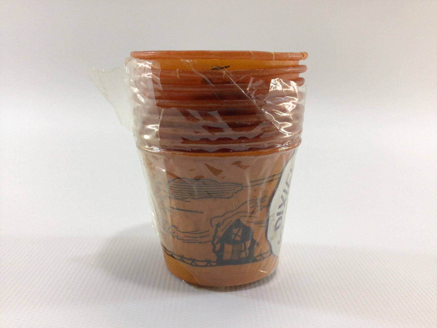 Halloween Dixie Cups Flying Witch Nut Cup Vintage Holiday Ephemera