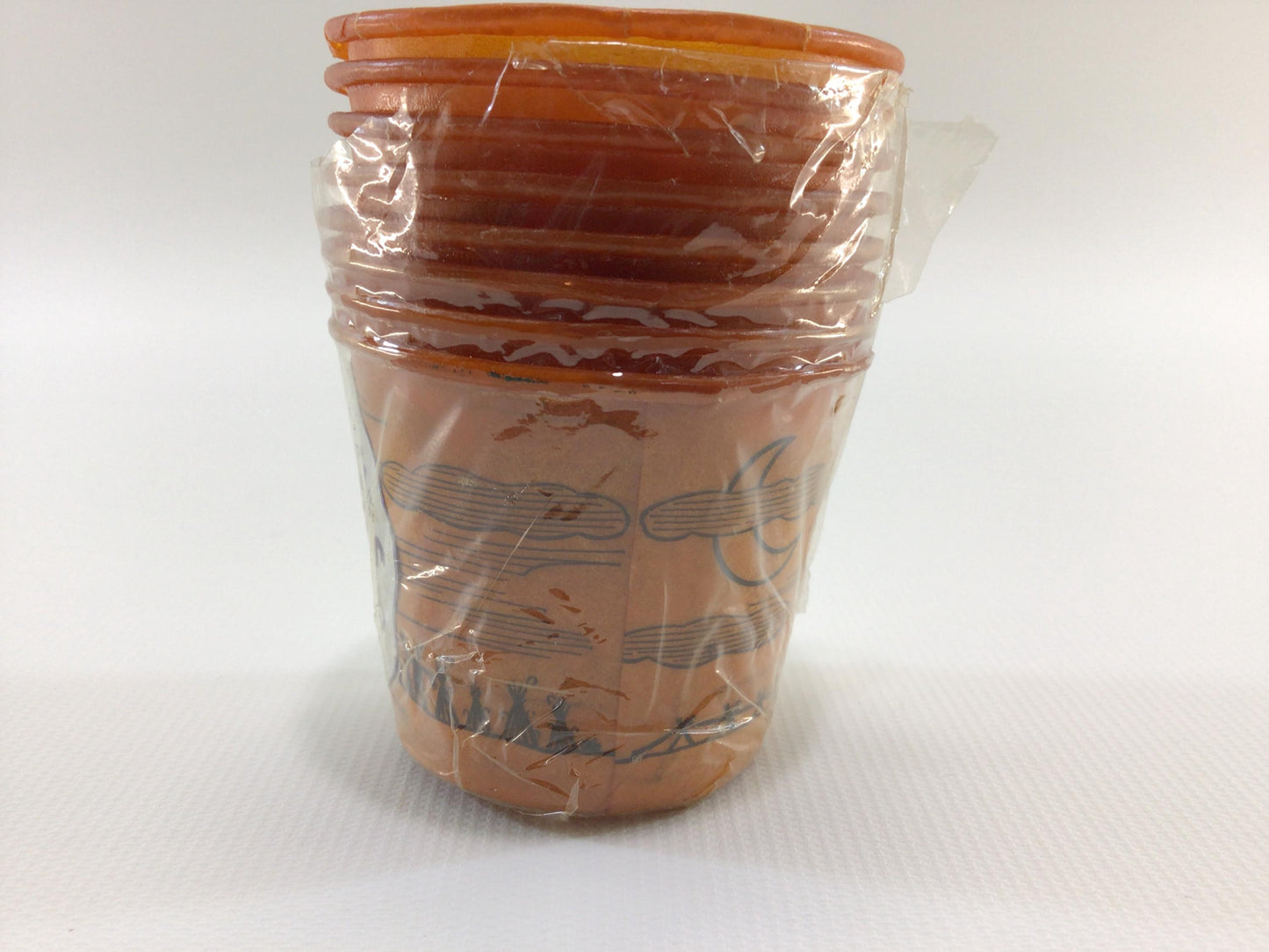 Halloween Dixie Cups Flying Witch Nut Cup Vintage Holiday Ephemera