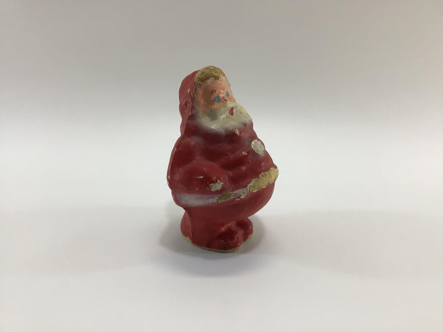 Paper Mache 4" Santa Claus Toy Antique Christmas Holiday Decor