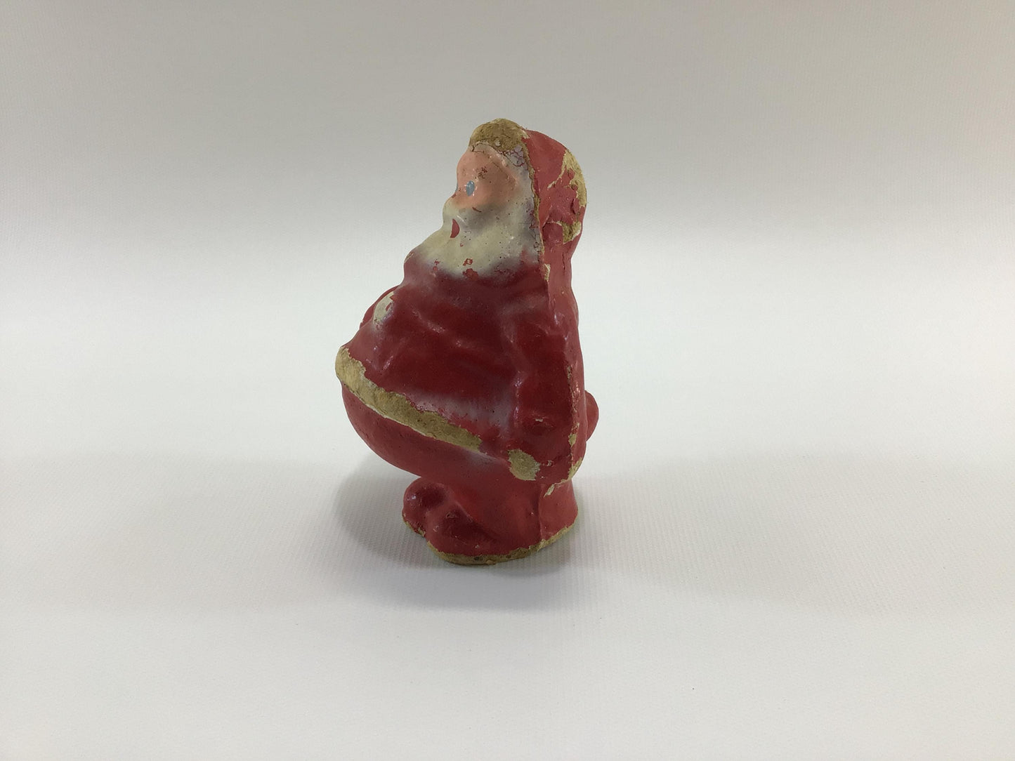 Paper Mache 4" Santa Claus Toy Antique Christmas Holiday Decor