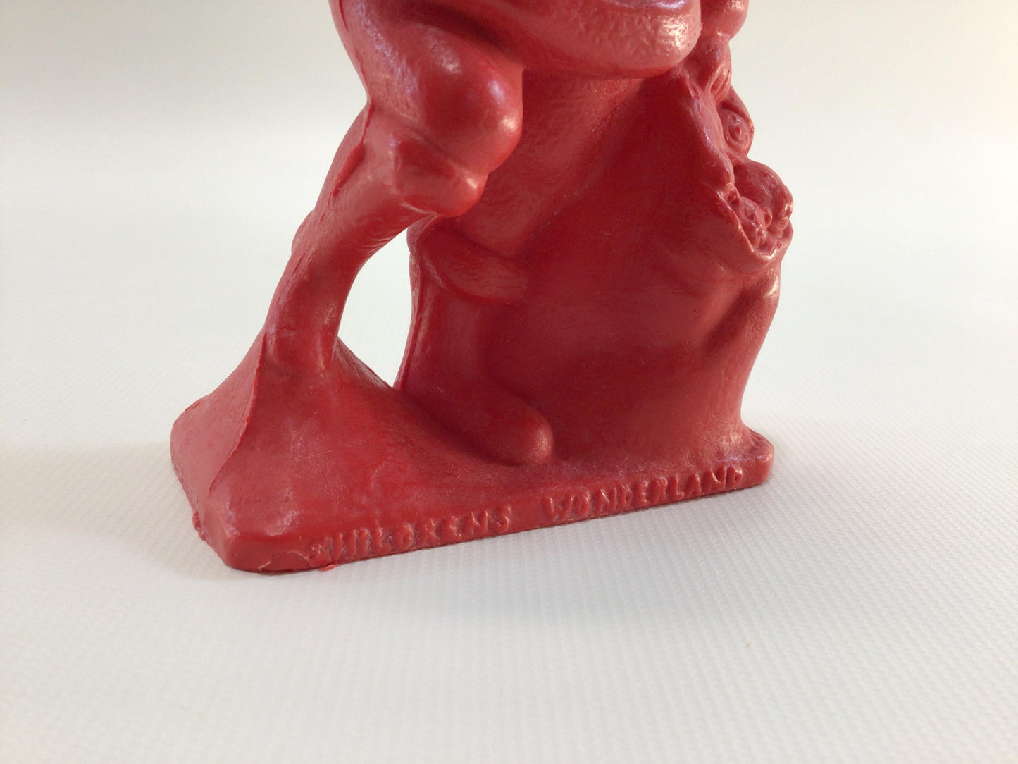 Children's Wonderland Souvenir Santa Claus 6" Plastic Figurine Vintage Christmas Holiday Collectible