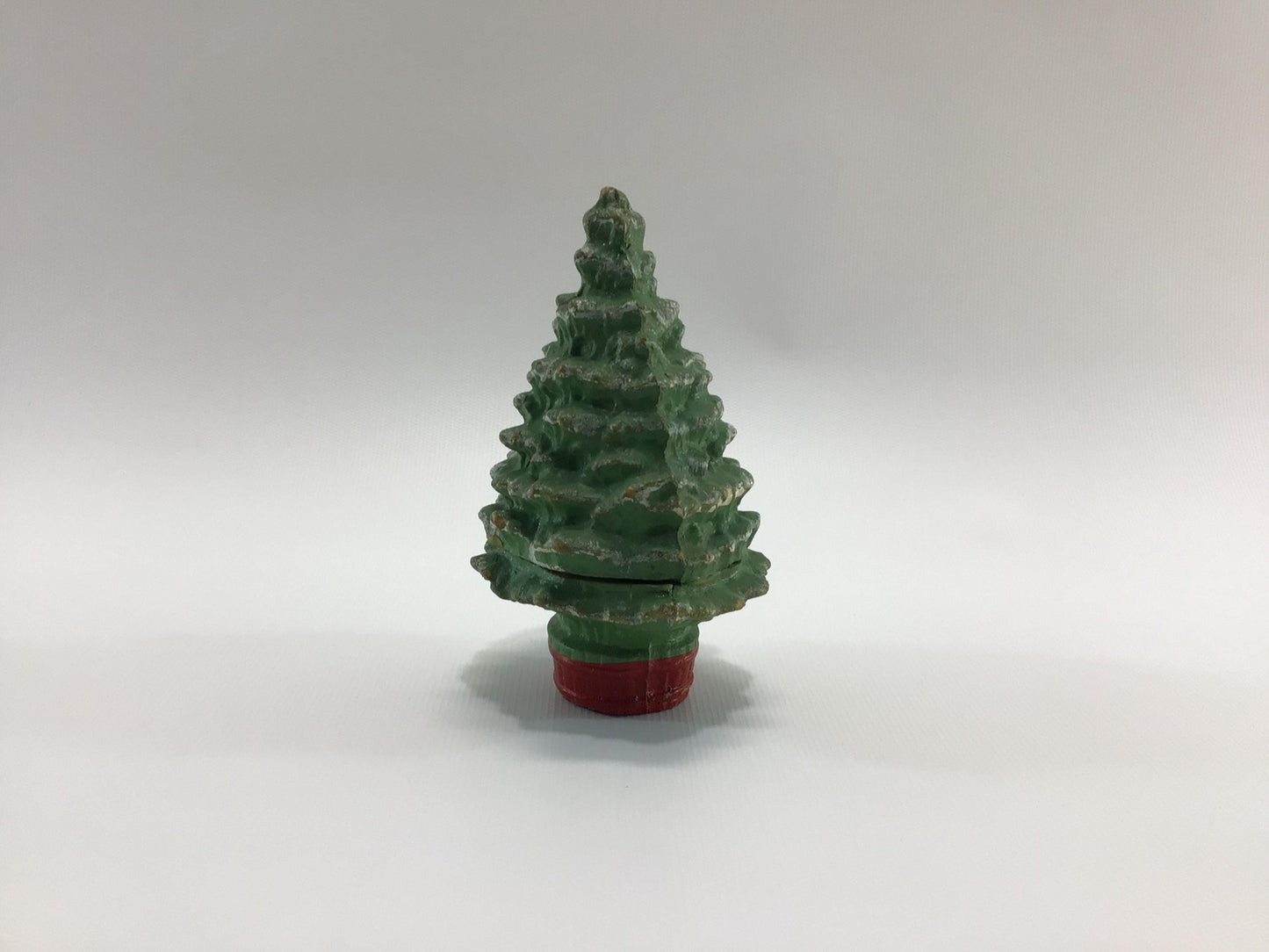 Antique 5" Paper Mache Christmas Tree 1930s Holiday Decoration