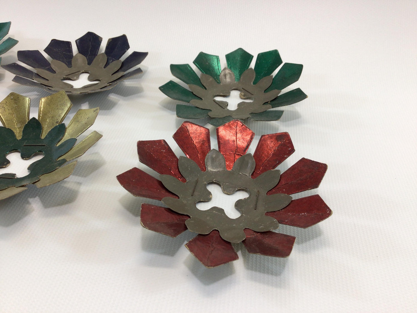 Paper Tree Light Reflectors Antique Christmas Holiday Accent Lighting Decor