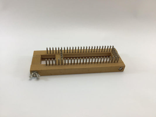 Knitting Board Sock Loom Sewing Notion Hand Tool Hardwood Steel Pin Construction