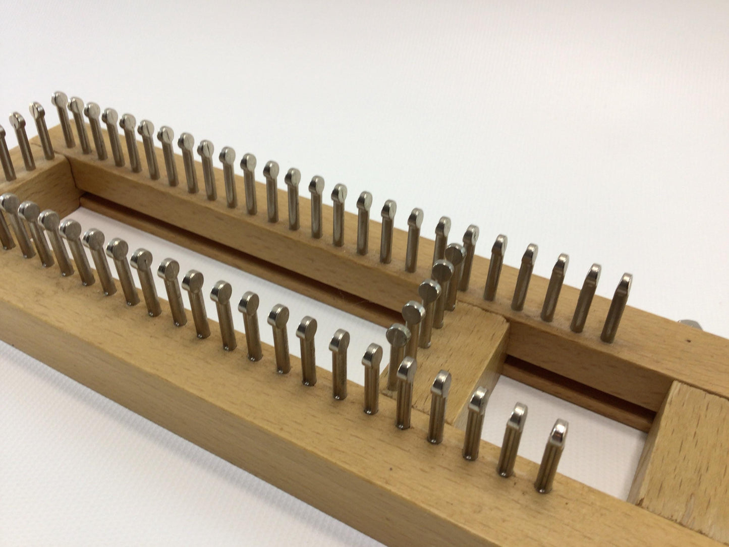 Knitting Board Sock Loom Sewing Notion Hand Tool Hardwood Steel Pin Construction