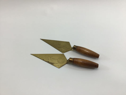 Vintage Kiwanis International We Build Miniature Brass Trowel - CHOOSE ONE