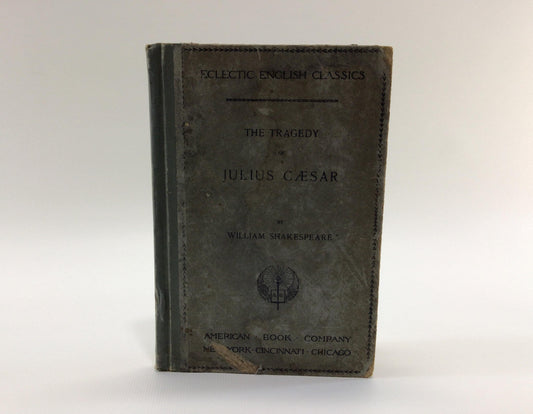 Antique Eclectic English Classics School Book William Skakespeare The Tragedy of Julius Caesar 1898 Edition