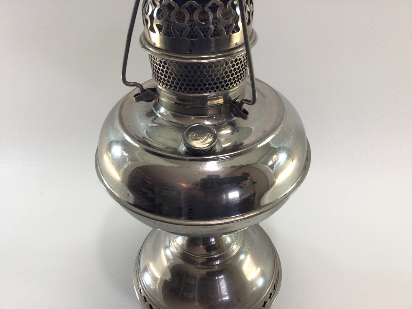Nickel Plated Rayo Kerosene Oil Lamp Antique Home Lighting Decor