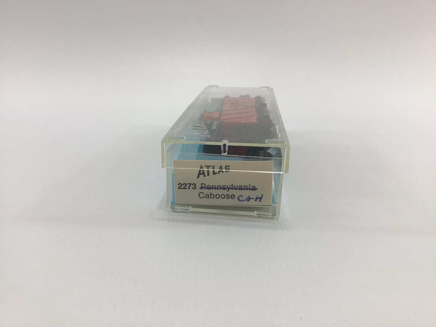 C & H Railroad Caboose Vintage N Scale Atlas Model Railroad Toy Train Car