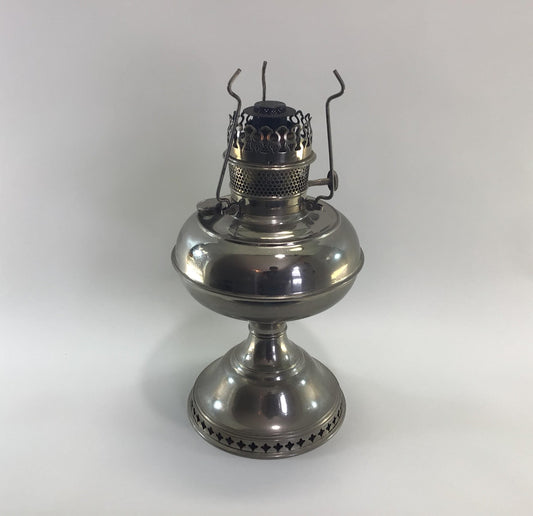 Nickel Plated Rayo Kerosene Oil Lamp Antique Home Lighting Decor