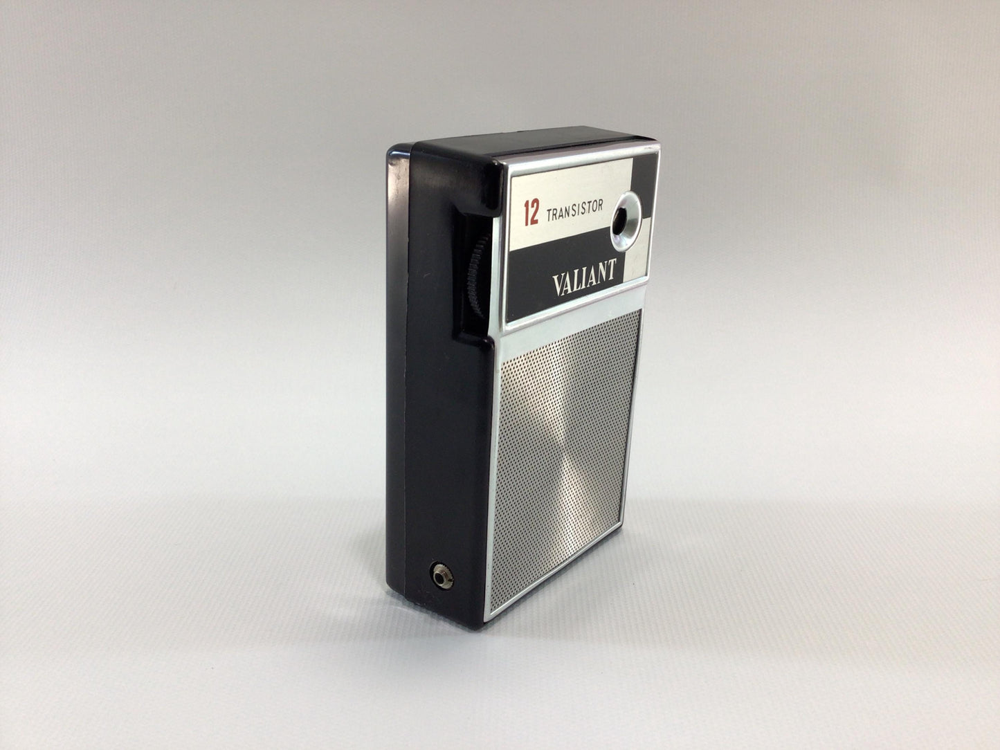 Vintage 12 Transistor Pocket AM Radio Valiant Model V-1200 Analog Audio Electronics - Nonworking Parts Repair Display