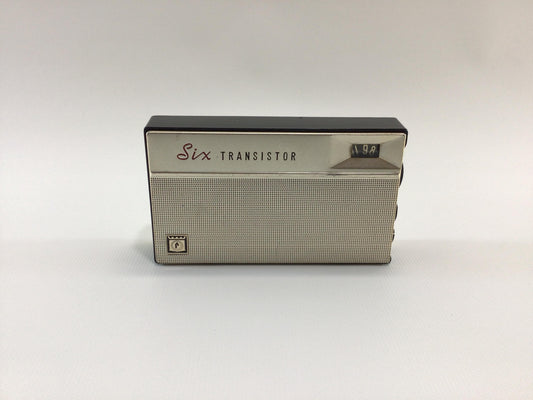 Vintage 6 Transistor Pocket AM Radio Penncrest Model 1130 Analog Audio Electronics - Nonworking Parts Repair Display