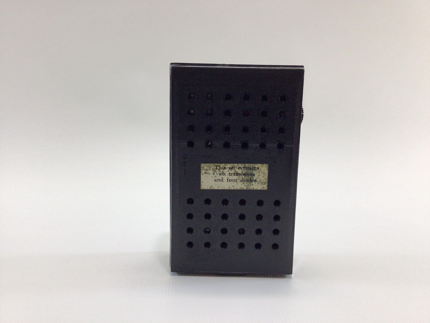 Vintage 6 Transistor Pocket AM Radio Nobility 10 Solid State Model 104NS Analog Audio Electronics - Nonworking Parts Repair Display