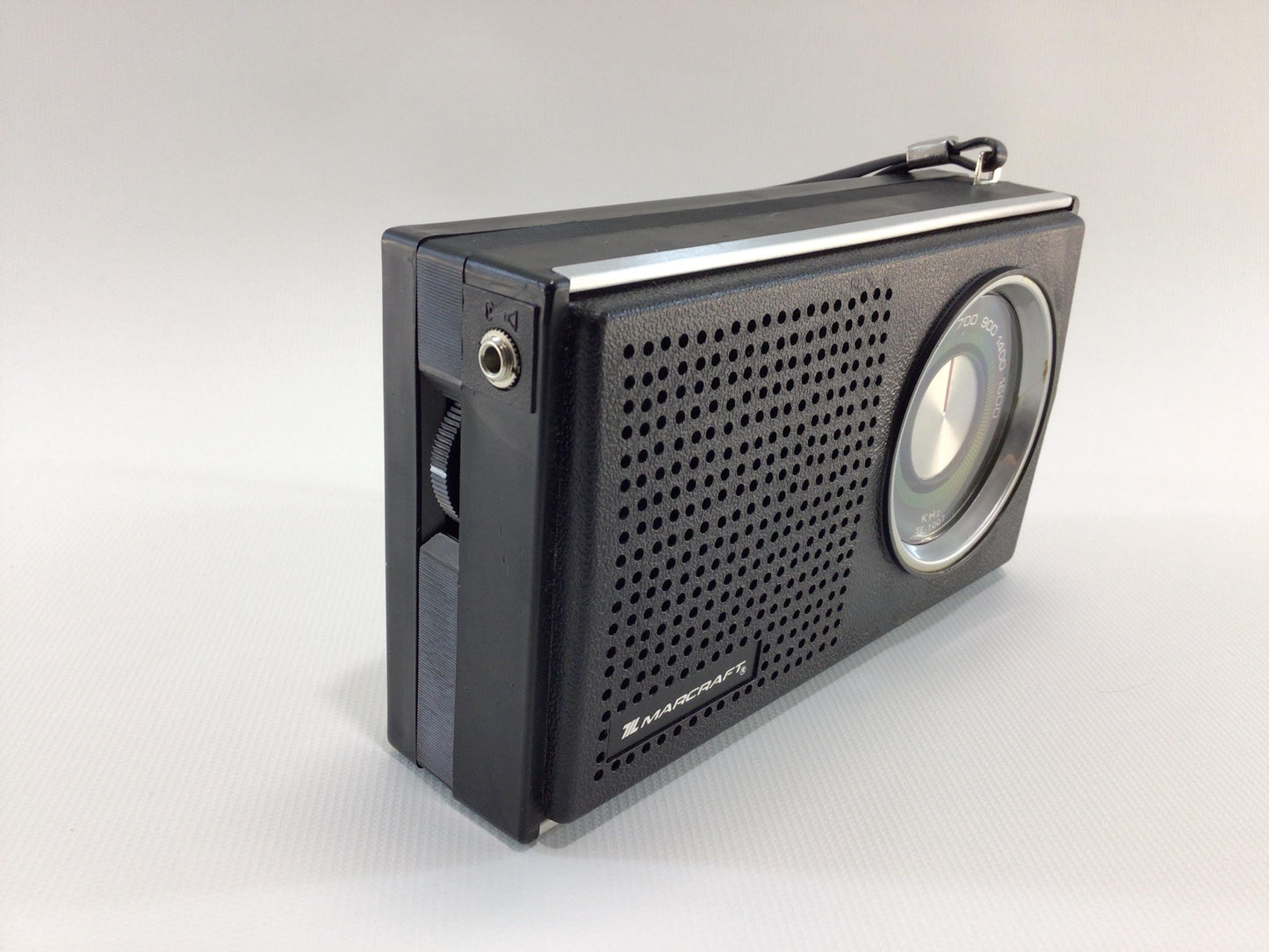 Vintage 7 Transistor Pocket AM Radio Marcraft Model SE-1007 Analog Audio Electronics - Nonworking Parts Repair Display