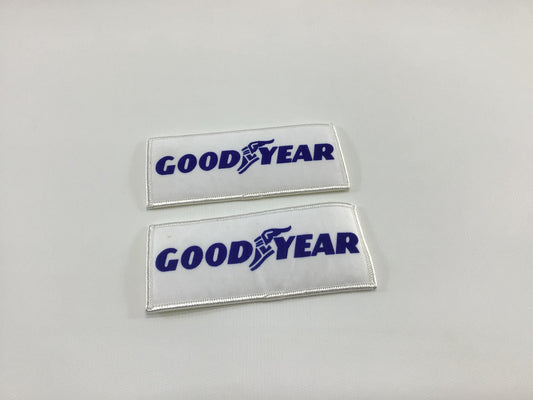 Goodyear Tires 4" Iron-On Patch Vintage Auto Racing Hat Jacket Patches