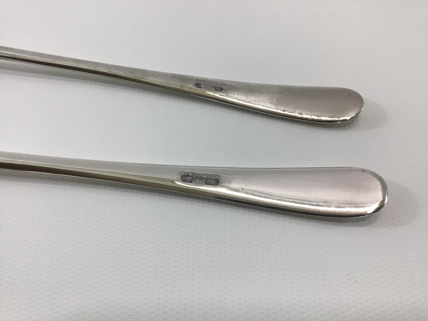 Silverplated Serving Spoons Vintage Quality Made in Italy Vintage Flatware