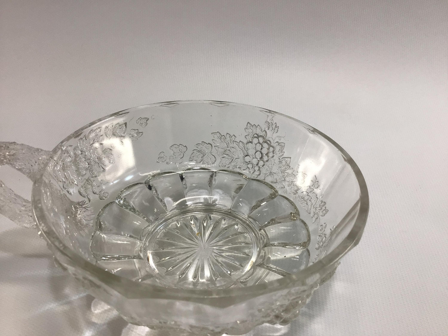 EAPG Berry Bowl Fruit Dessert Dish Antique Pressed Glass Dining Service Replacement Piece