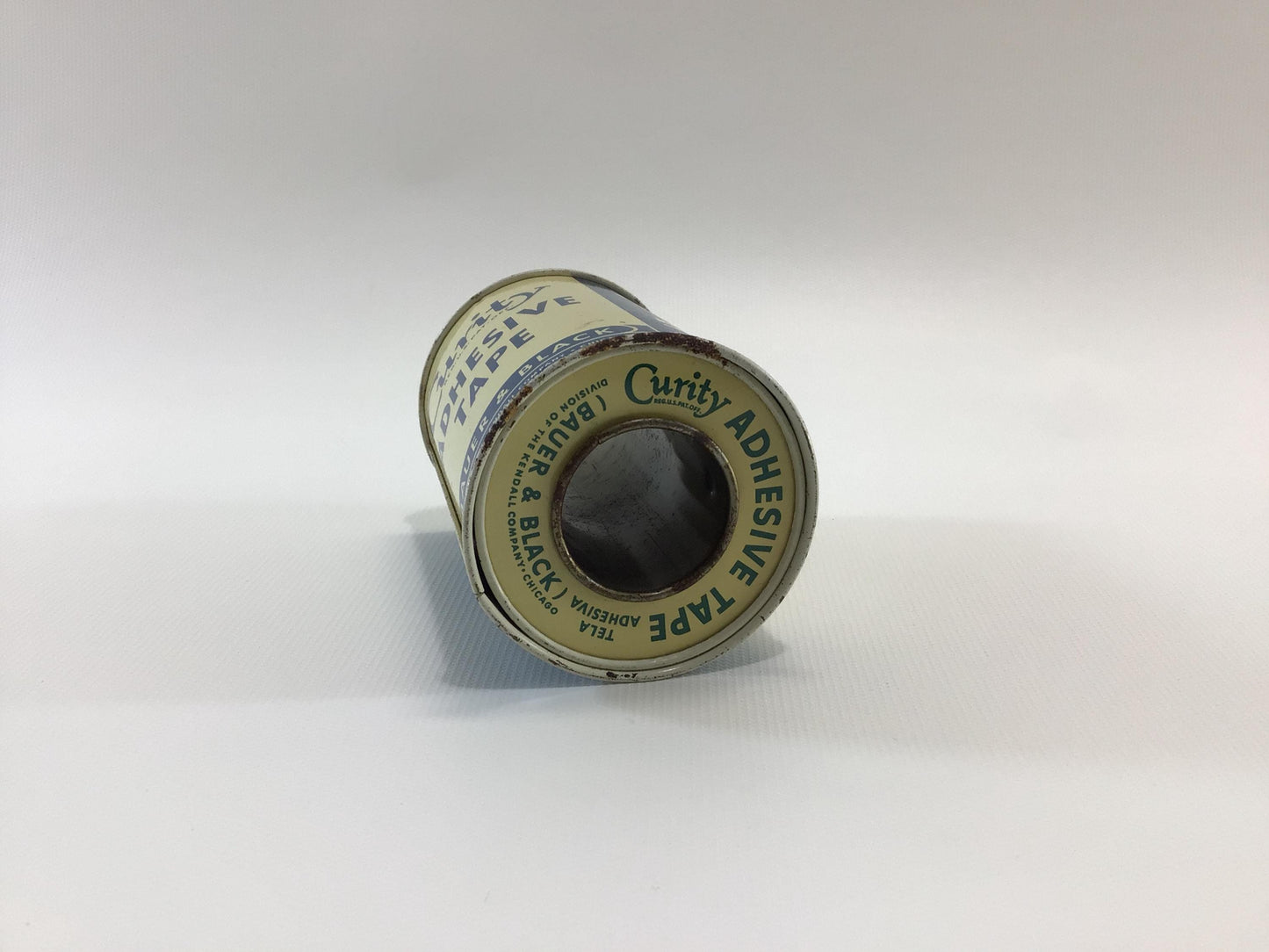 First Aid 3" Curity Adhesive Tape Vintage Advertising Tin