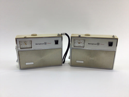 Vintage 8 Transistor Pocket AM Radios Westinghouse Escort Model RS21P08A Analog Audio Electronics - Nonworking Parts Repair Display
