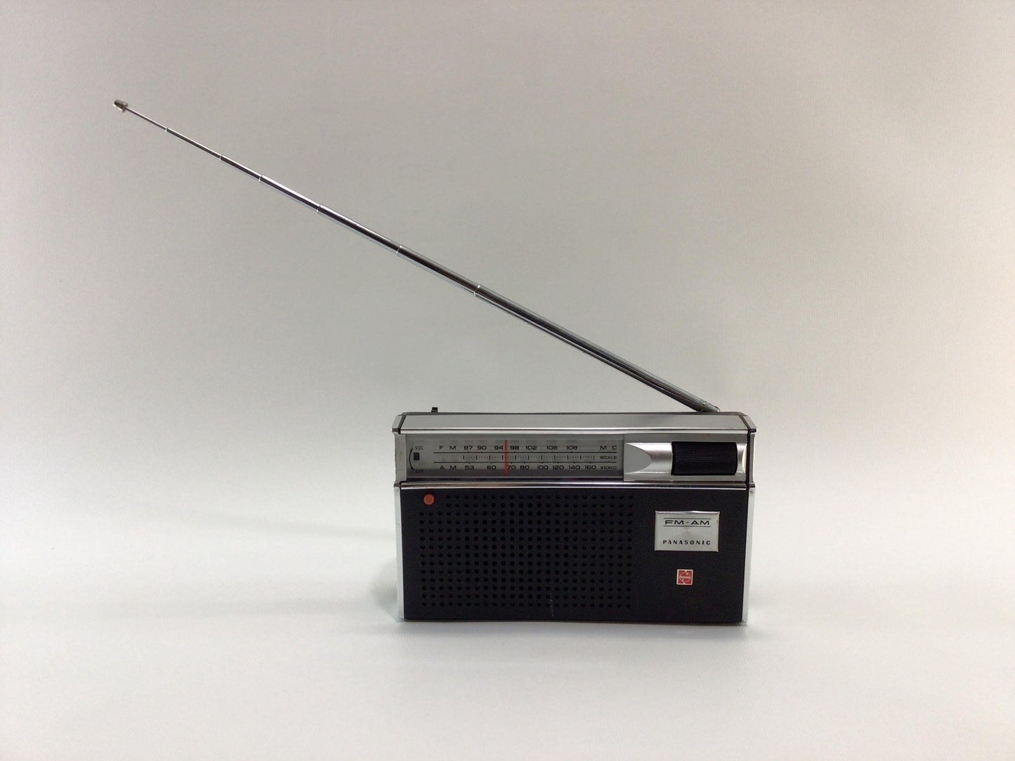 Vintage 9 Transistor AM FM Pocket Radio Panasonic Model RF-680 Analog Audio Electronics - Nonworking Parts Repair Display