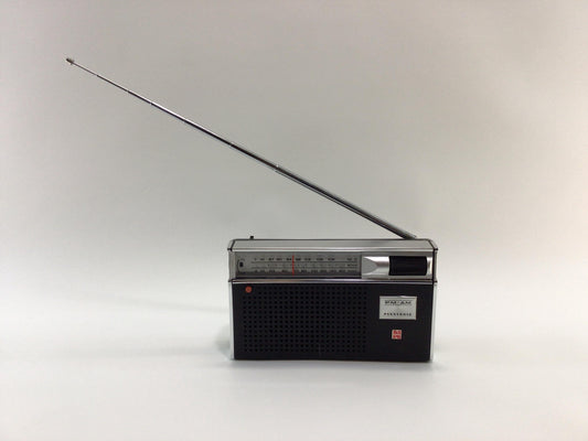 Vintage 9 Transistor AM FM Pocket Radio Panasonic Model RF-680 Analog Audio Electronics - Nonworking Parts Repair Display