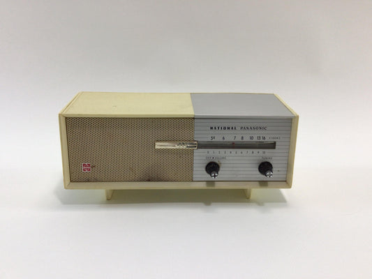 Vintage 6 Transistor AM Night Stand Radio Panasonic Model R-8 Analog Audio Electronics - Nonworking Parts Repair Display