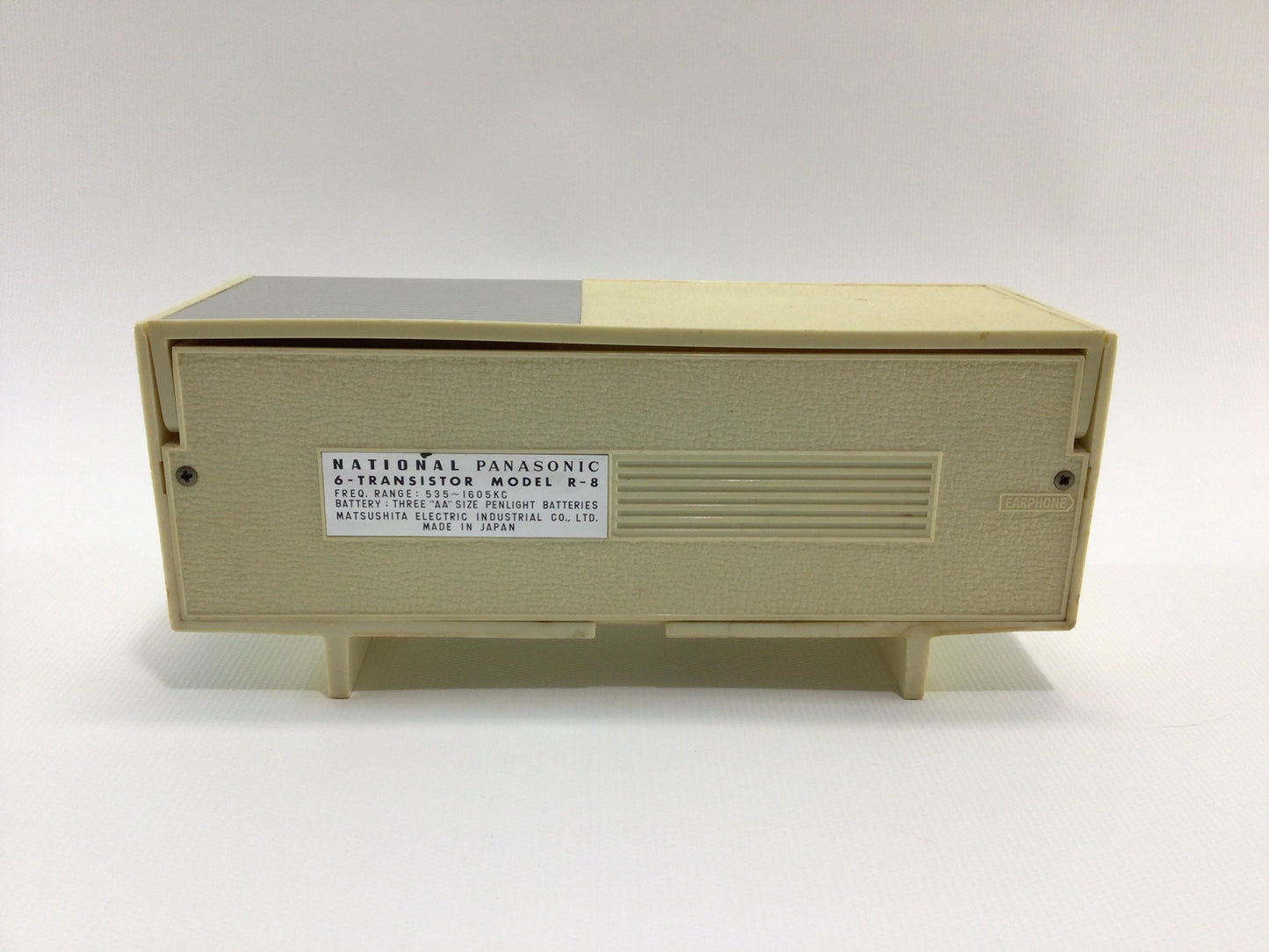 Vintage 6 Transistor AM Night Stand Radio Panasonic Model R-8 Analog Audio Electronics - Nonworking Parts Repair Display