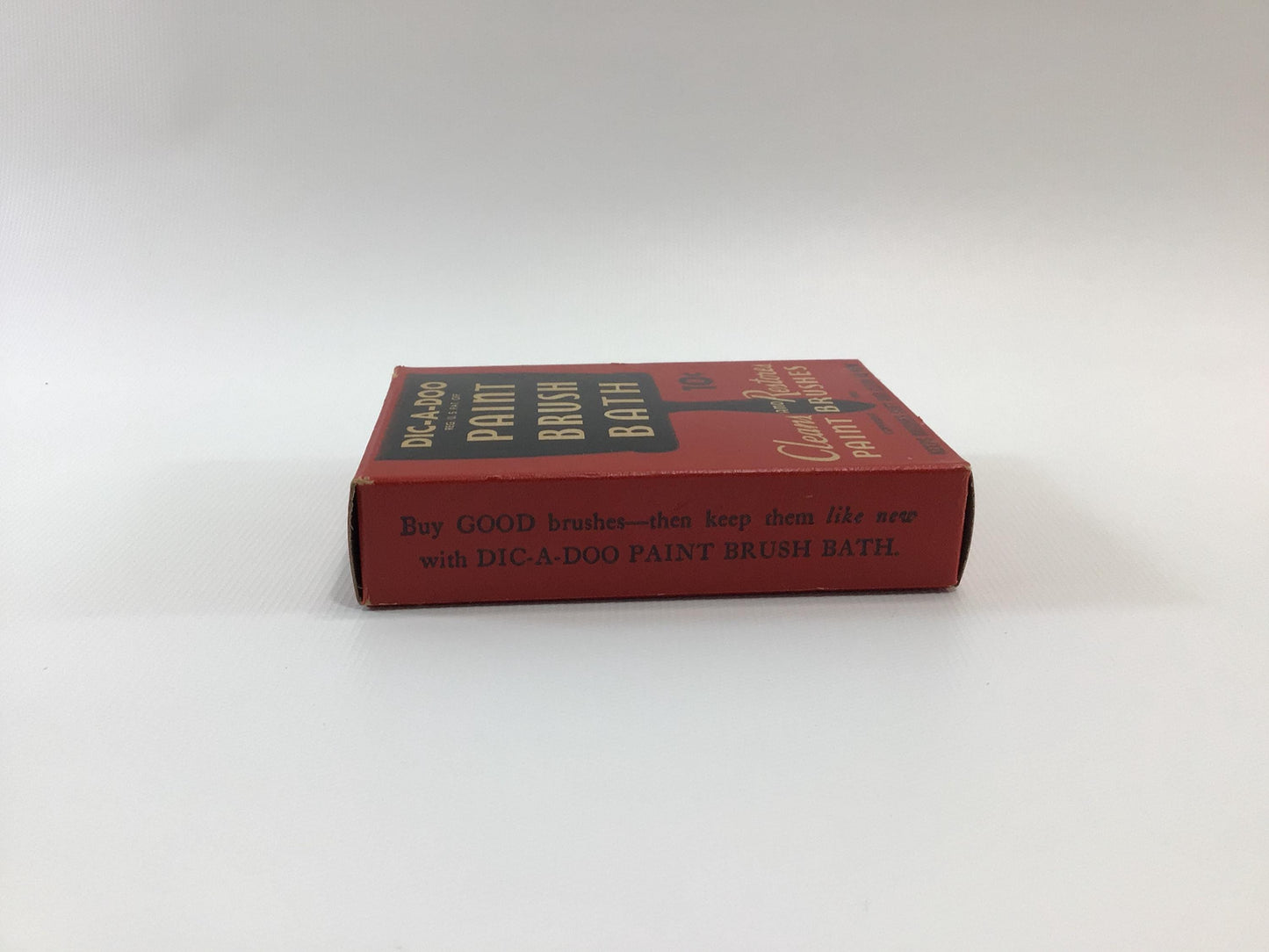 Dic A Doo Paint Brush Bath Vintage Garage Shop Advertising Ephemera