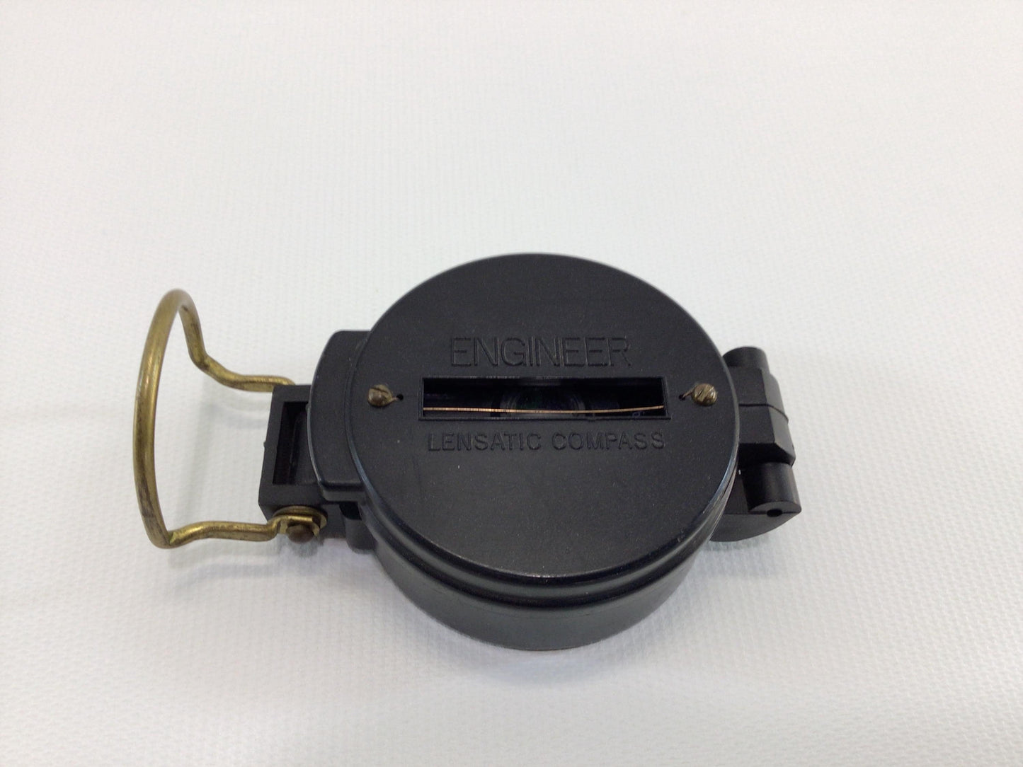 Pocket Compass Closed Face Edge Mark Engineer Lensatic Vintage Made in Japan Hiking Outdoor Sporting Equipment