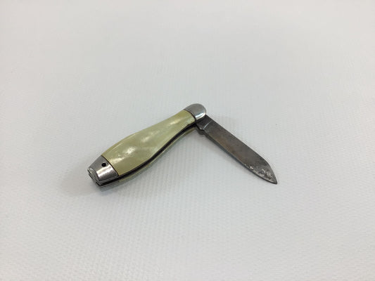 Miniature Bowling Pin Vintage 2" Single Blade Keychain Pocket Knife Hammer Brand Made in USA