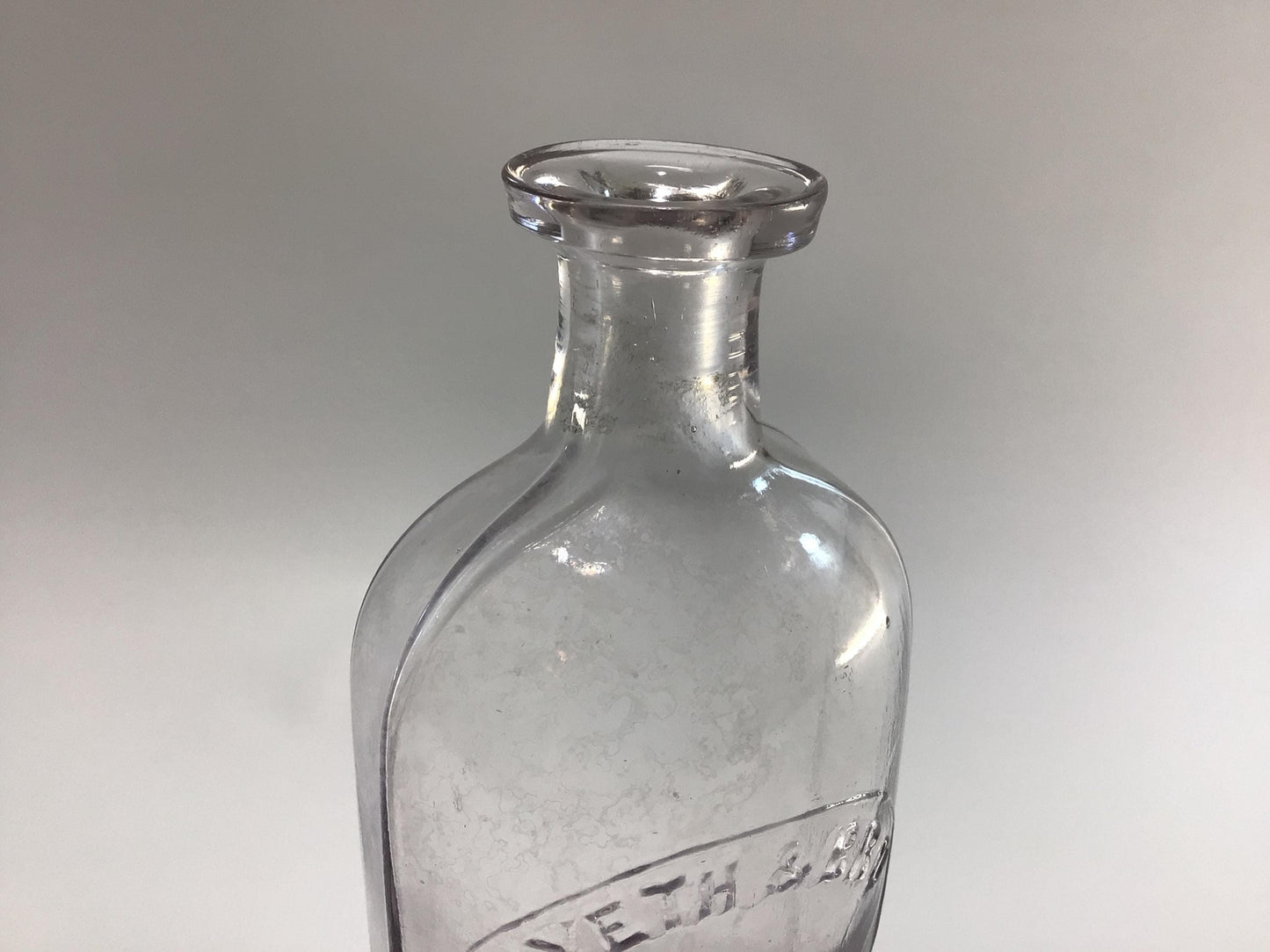 Antique Home Remedies Cork Top Bottle Wyeth & Bro Philadelphia