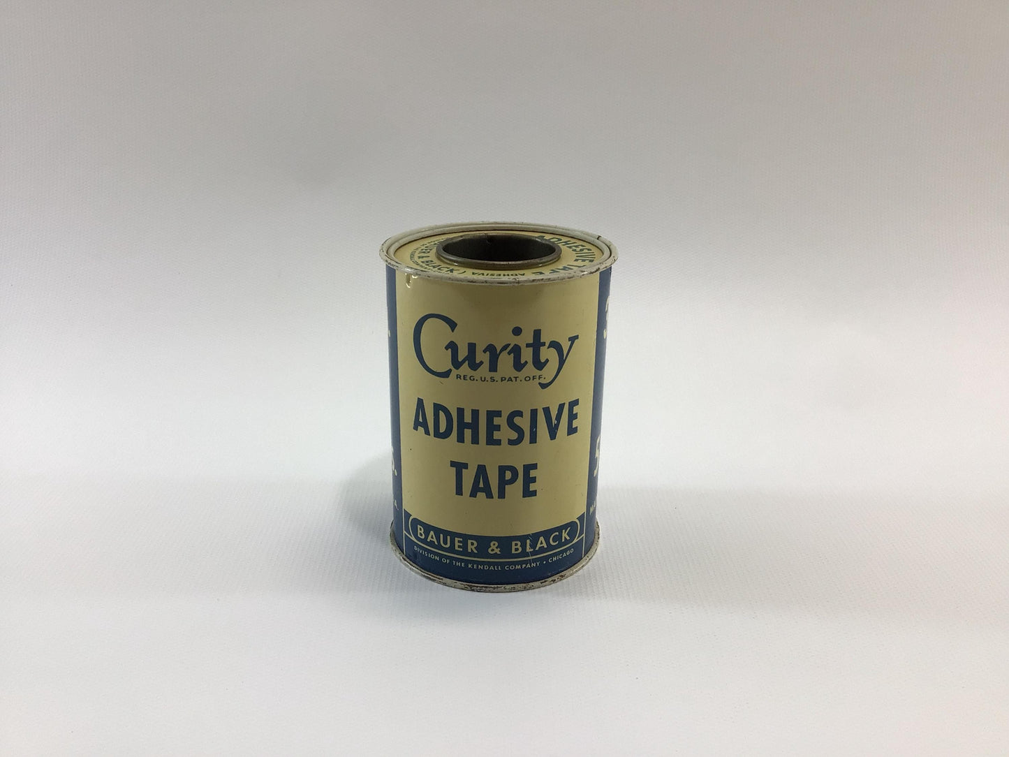 First Aid 3" Curity Adhesive Tape Vintage Advertising Tin
