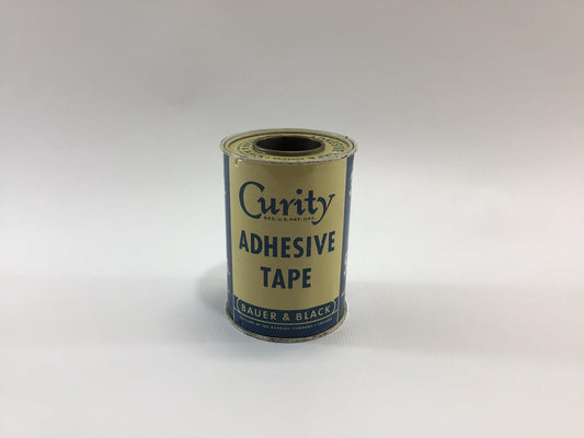 First Aid 3" Curity Adhesive Tape Vintage Advertising Tin
