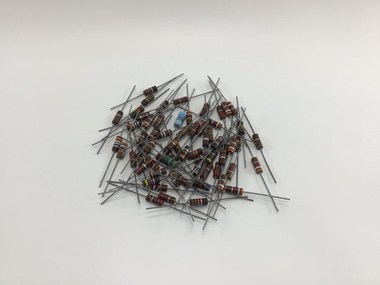 Electronic Resistors Assorted 3 ounce Lot Vintage Audio Television Repair Parts Mixed Media Jewelry Arts Crafts Project Pieces