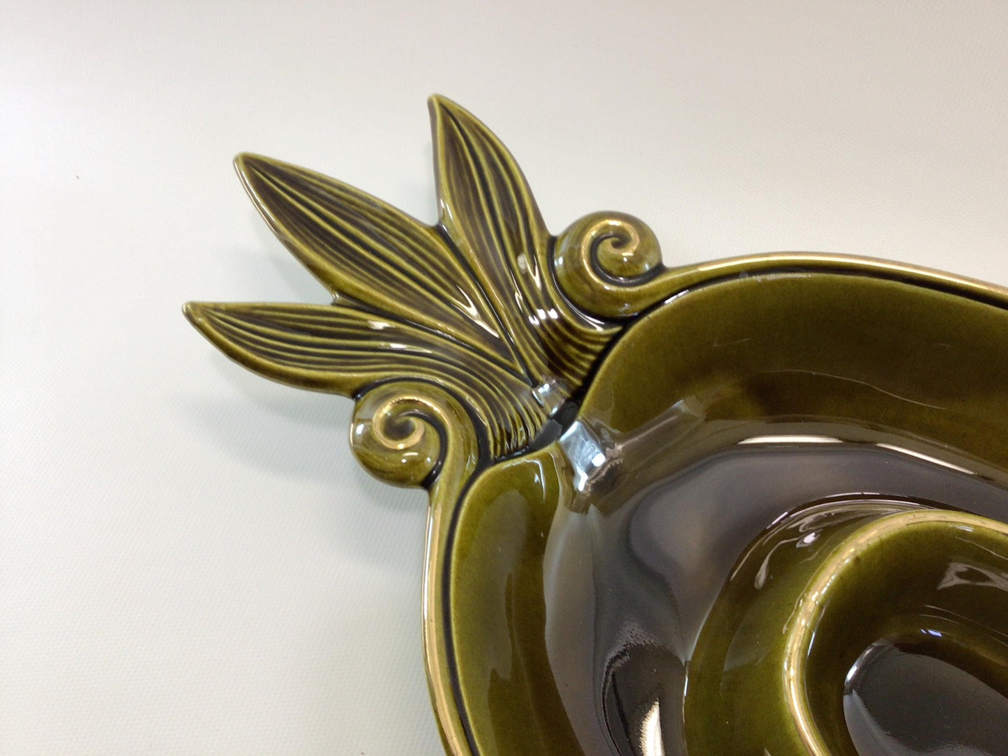 Treasure Craft Pineapple Chip and Dip Ceramic Party Snack Dish