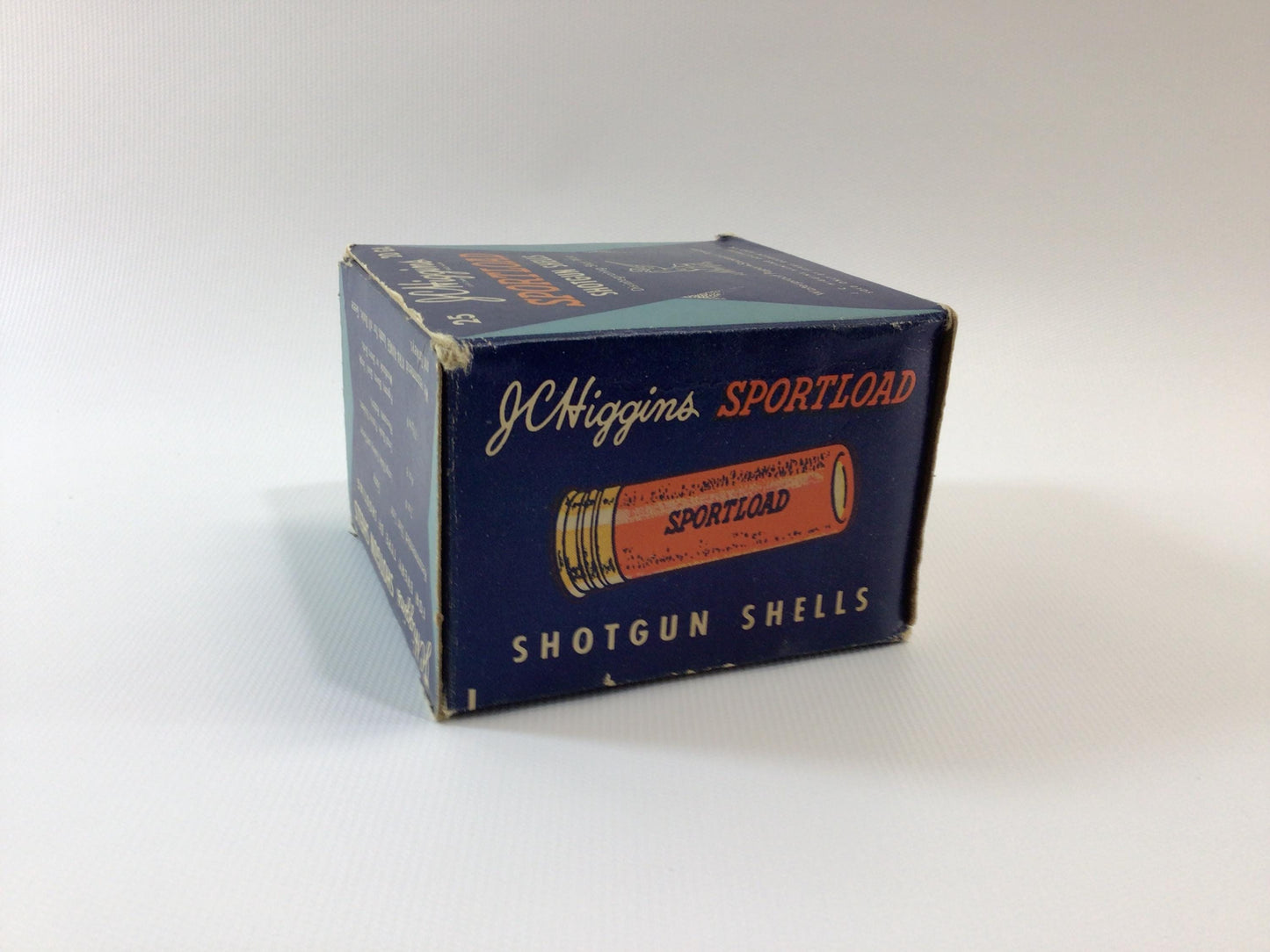 J C Higgins Shortload 20 Gage Shotgun Shells Empty Box Vintage Sports Hunting Advertising Ephemera