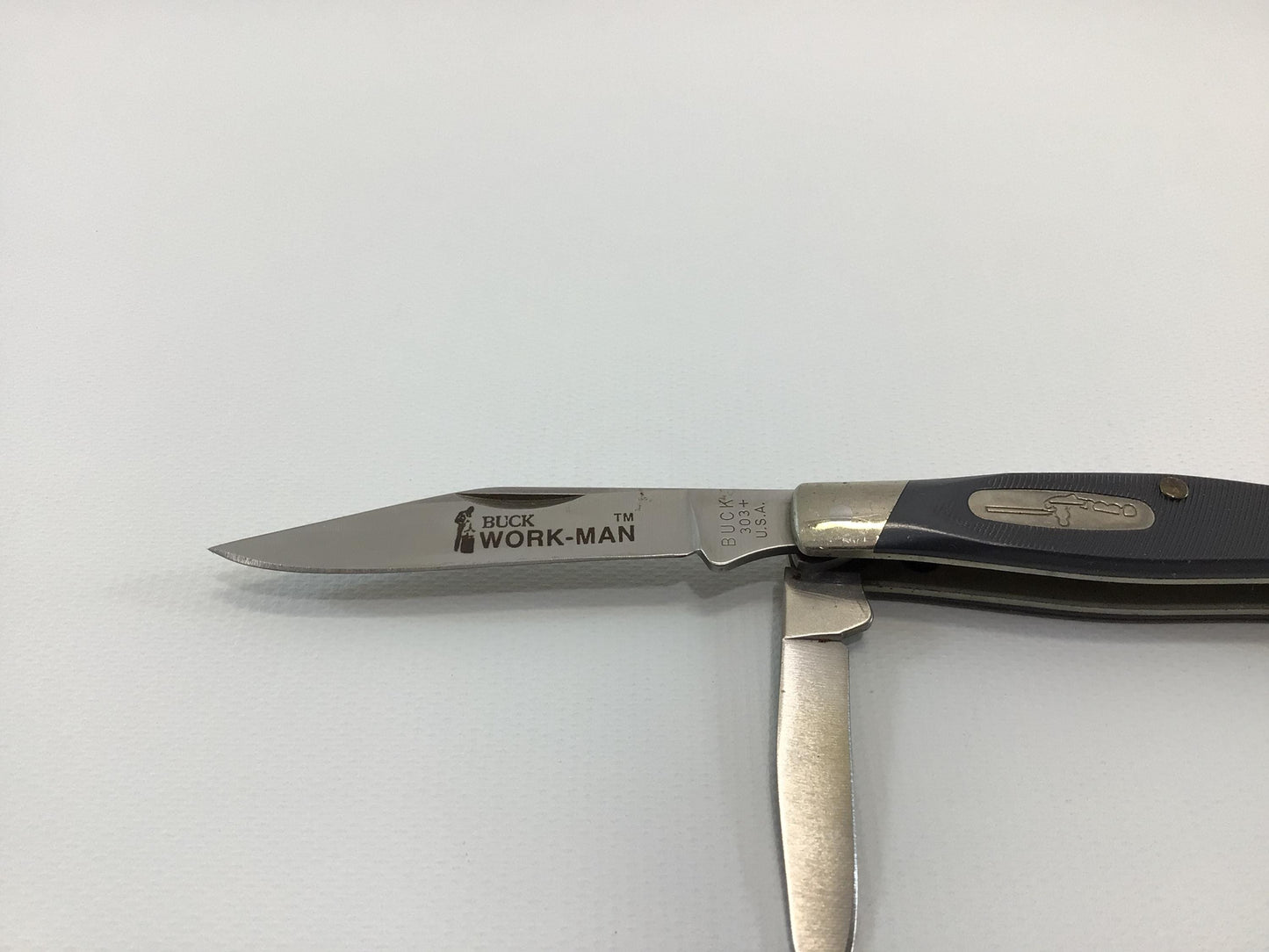 Buck 303 Stockman 3 Blade Pocket Knife Vintage Quality Made In USA