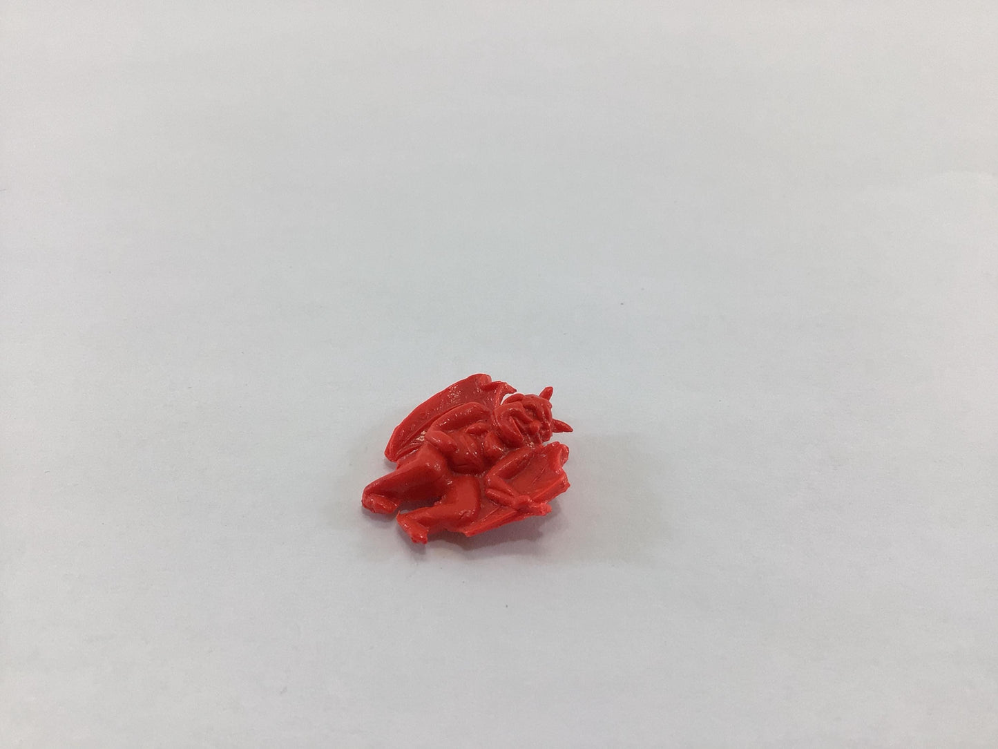 Red Devil Celluloid Plastic Miniature Toy Prize Charm Vintage 1930s Product Advertising Give Away