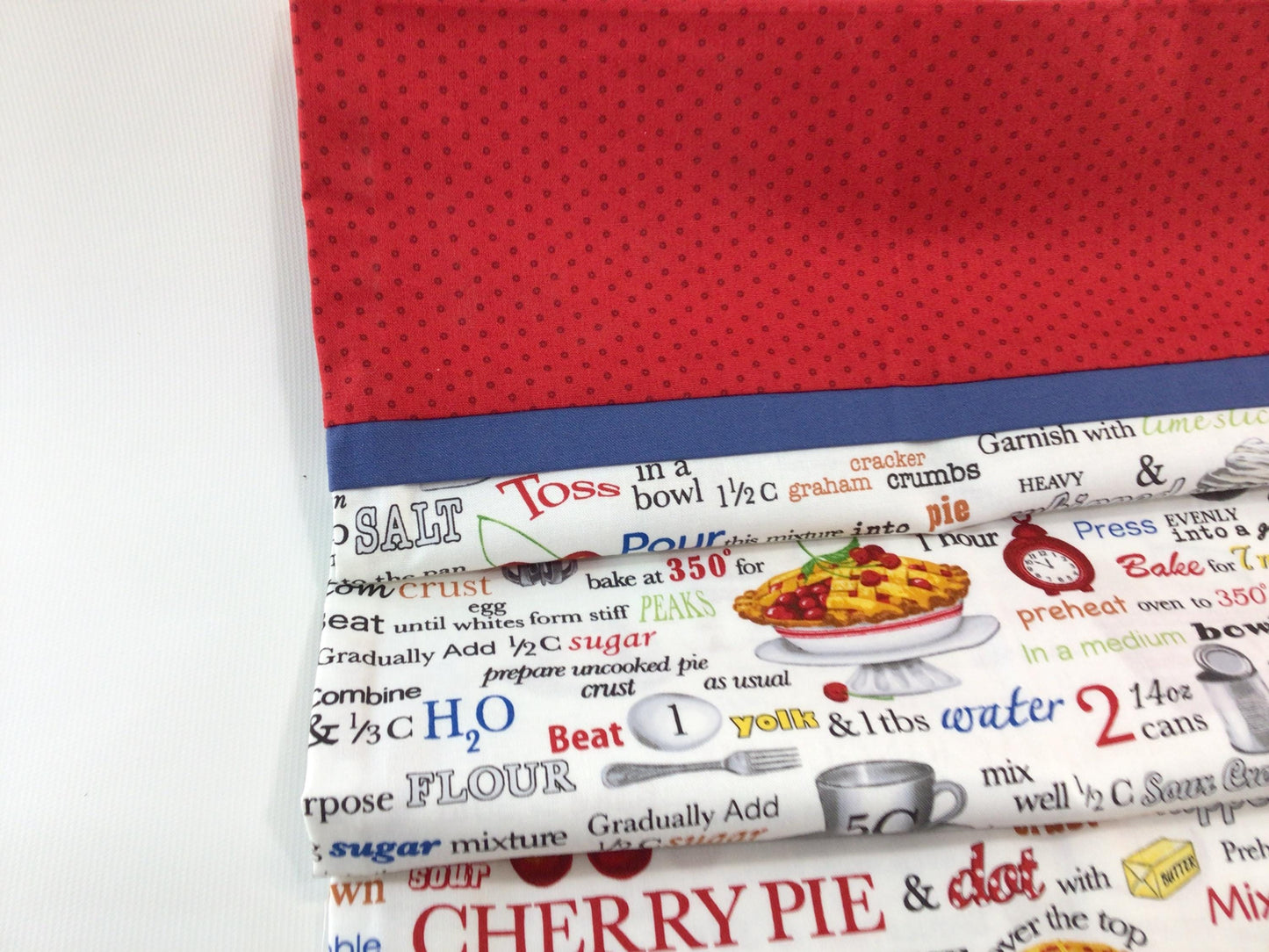 Handmade Large Pie Baking Theme Country Kitchen Wall Decor Flour Sack