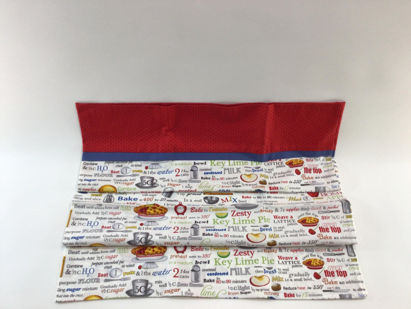 Handmade Large Pie Baking Theme Country Kitchen Wall Decor Flour Sack