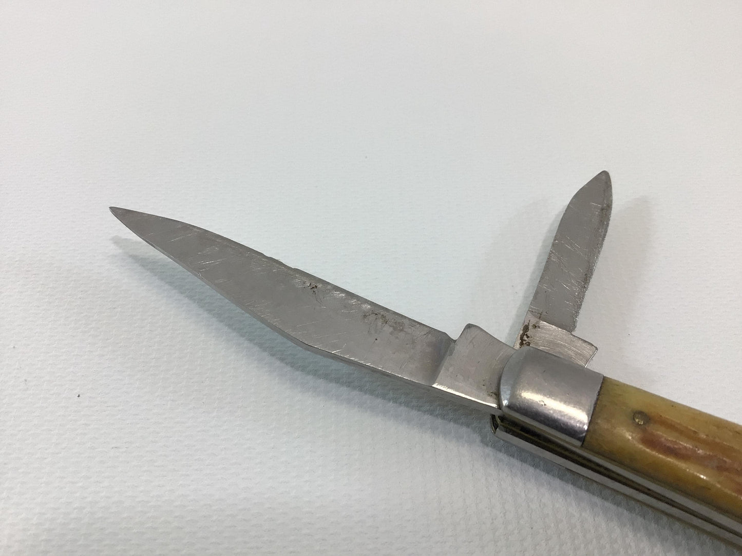 Vintage Pocket Knife Sabre Stockman Two Blade Made In Japan