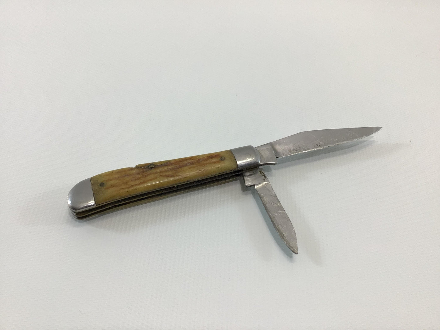 Vintage Pocket Knife Sabre Stockman Two Blade Made In Japan