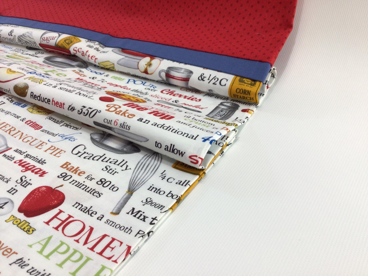 Handmade Large Pie Baking Theme Country Kitchen Wall Decor Flour Sack