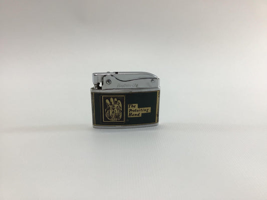 Vintage Brother Lite Advertising Cigarette Lighter 1950s Quality Made in Japan Woodmen Accident and Life Company
